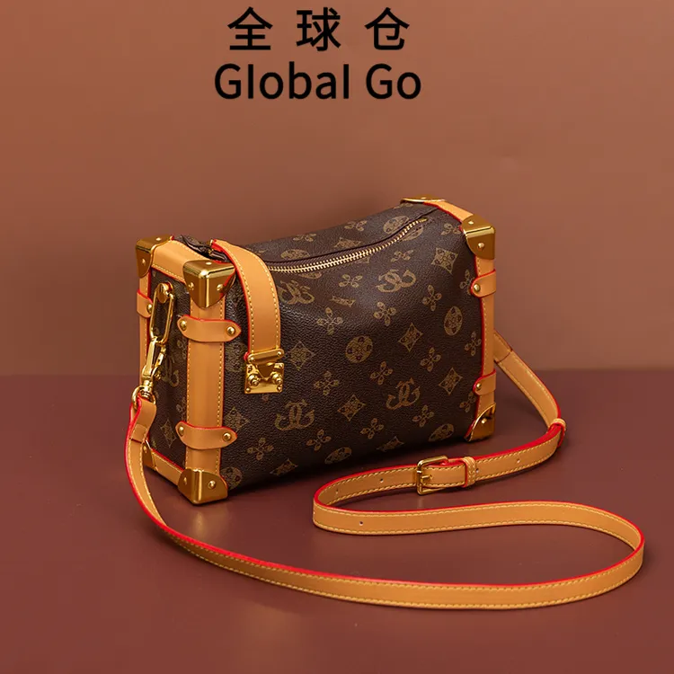 官方正品包包女手提盒子包2025新款秋冬高级感轻奢小众真皮斜挎包