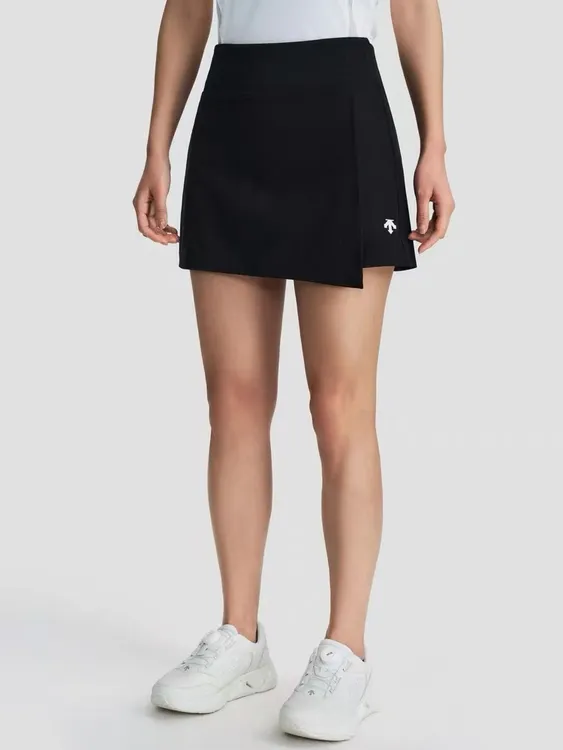 卫裙防走光速干女美式2025年夏季新款百搭高腰显瘦通勤白色半身裙