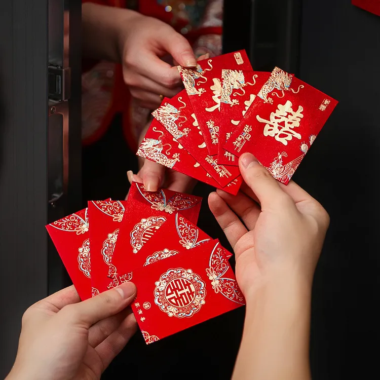 迷你红包结婚专用接亲堵门小红包创意囍字个性喜包袋高级感利是封