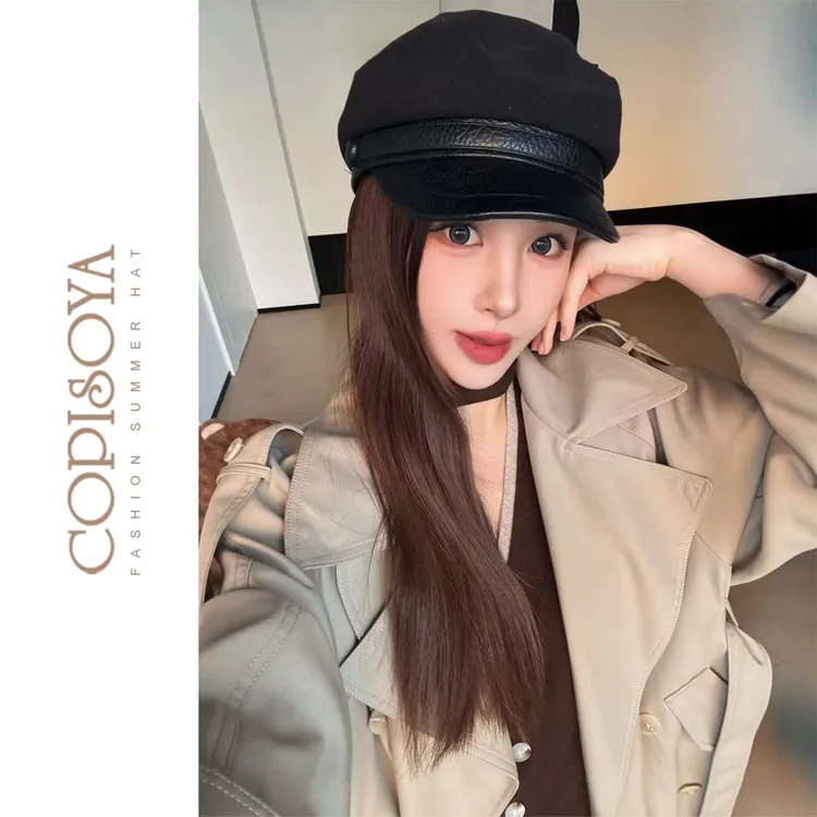 COPISOYA/凯佩詩雅「自由水手」英伦平顶海军帽秋冬鸭舌帽 DM261