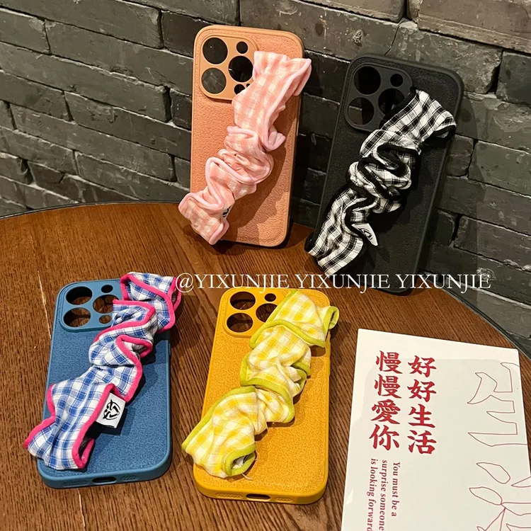 夏天多巴胺腕带壳适用苹果16手机壳iphone15/14/17promax13薄全包