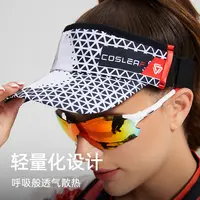 科里芙新款轻量化空顶帽跑步马拉松运动越野可调节登山帽