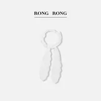 RONGRONG 法式复古波点蕾丝多用丝巾v-B0011