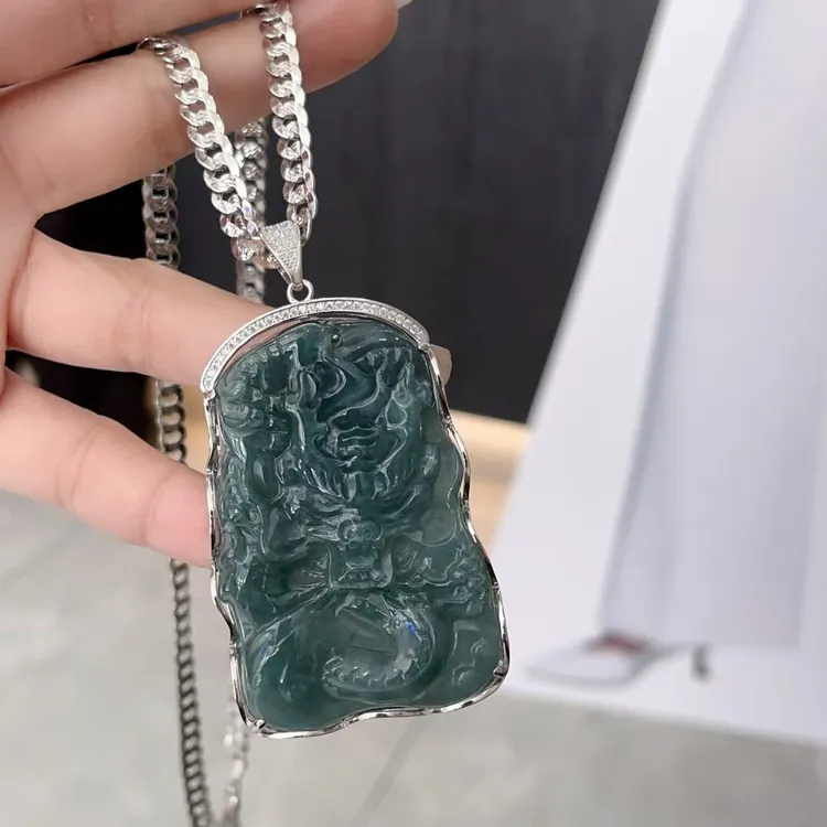 合成金属合成锆石手链 男款龙项链