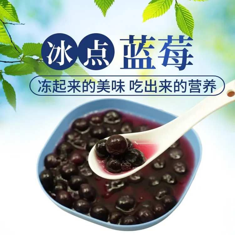 【1盒】丹东 冰点蓝莓 无添加新鲜水果制作冰冻东北特产包邮