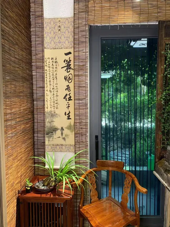 卷轴书法佳作展现艺术魅力一蓑烟雨任平生180*32