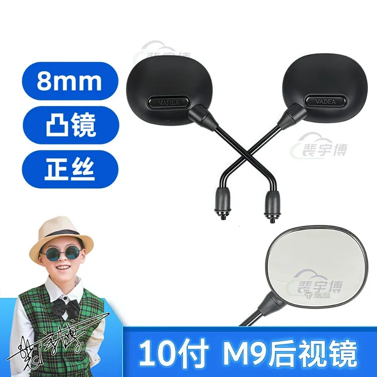 【10付】M9后视镜 电动车反光镜