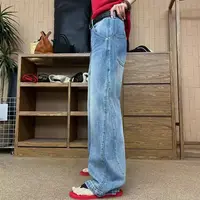 4477号1250#韩系百搭休闲显瘦牛仔裤