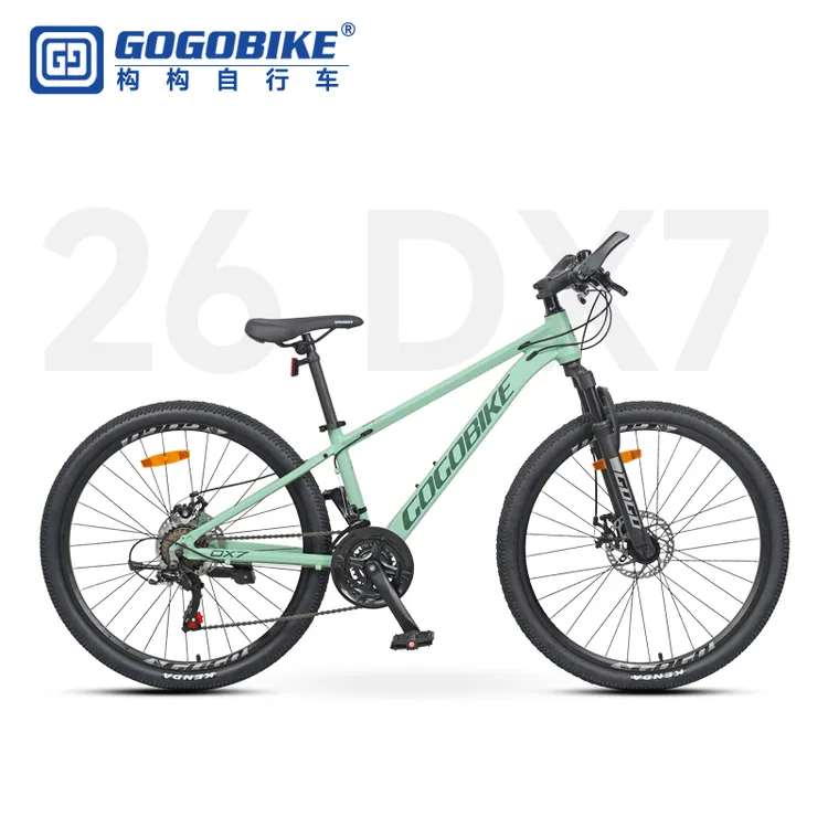 gogobike构构26寸铝合金21速变速学生成人男女减震越野山地自行车