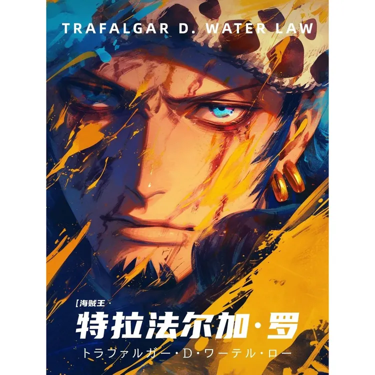 航海王海报路飞艾斯图案动漫背景墙贴宿舍房间床头装饰画自粘贴画