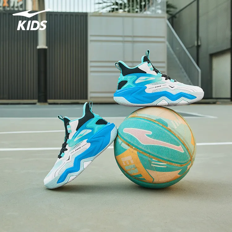 鸿星尔克奇袭2 | 25夏季新款童鞋透气减震防滑耐磨儿童专业篮球鞋