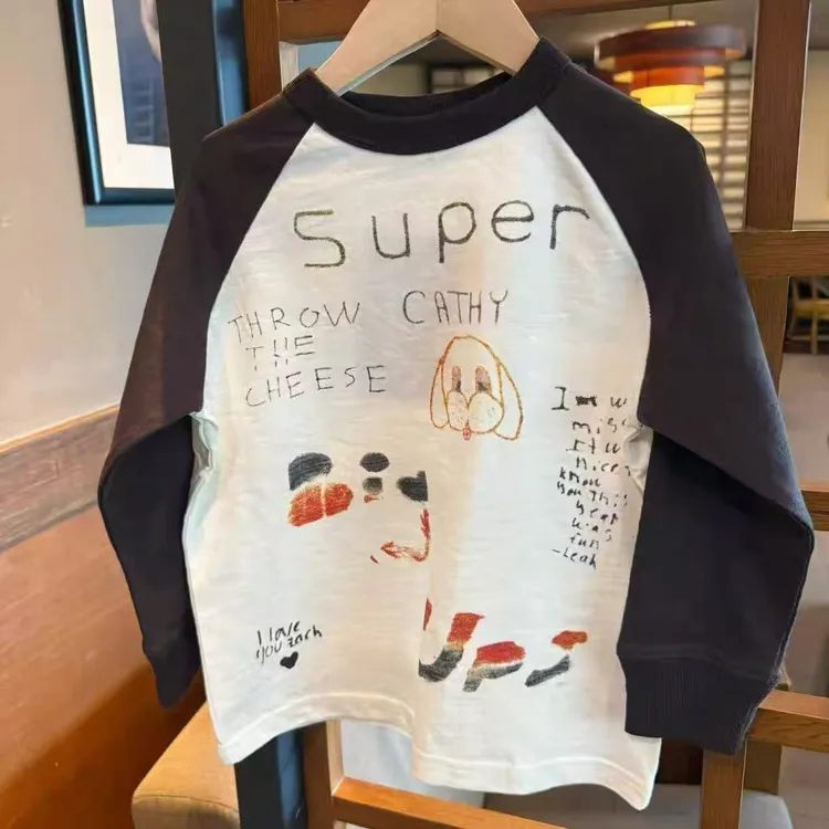 5042【SUPER】休闲时尚帅气儿童长袖