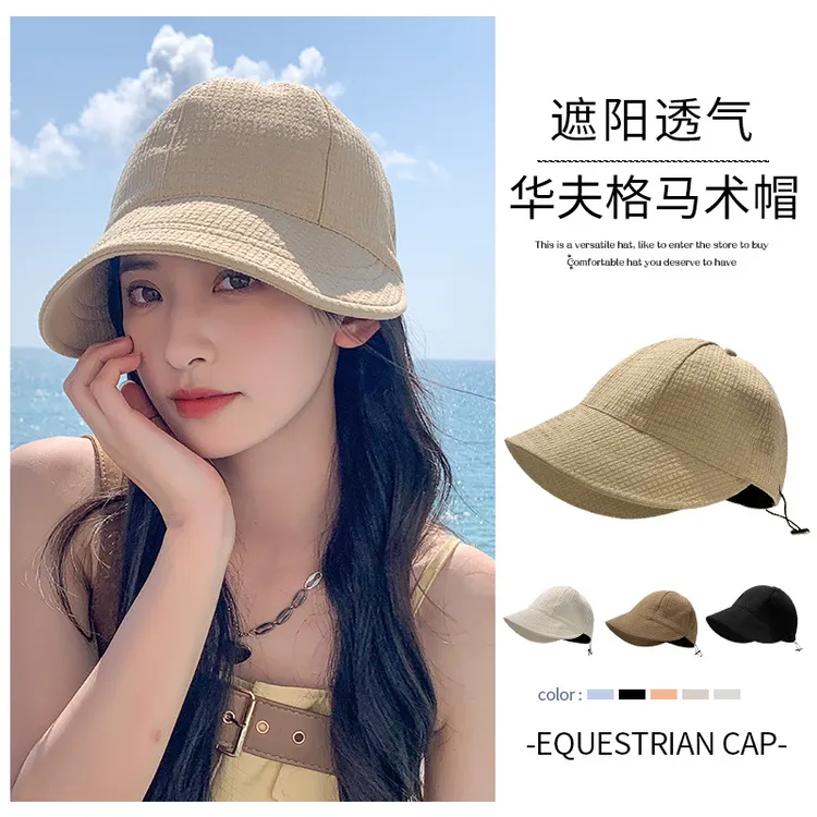 Classy key新加坡设计师联名款夏季露思同款防晒帽鸭舌渔夫帽子女