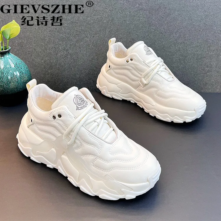 纪诗哲男士老爹鞋秋季新款轻奢高端运动鞋潮流百搭厚底增高休闲鞋