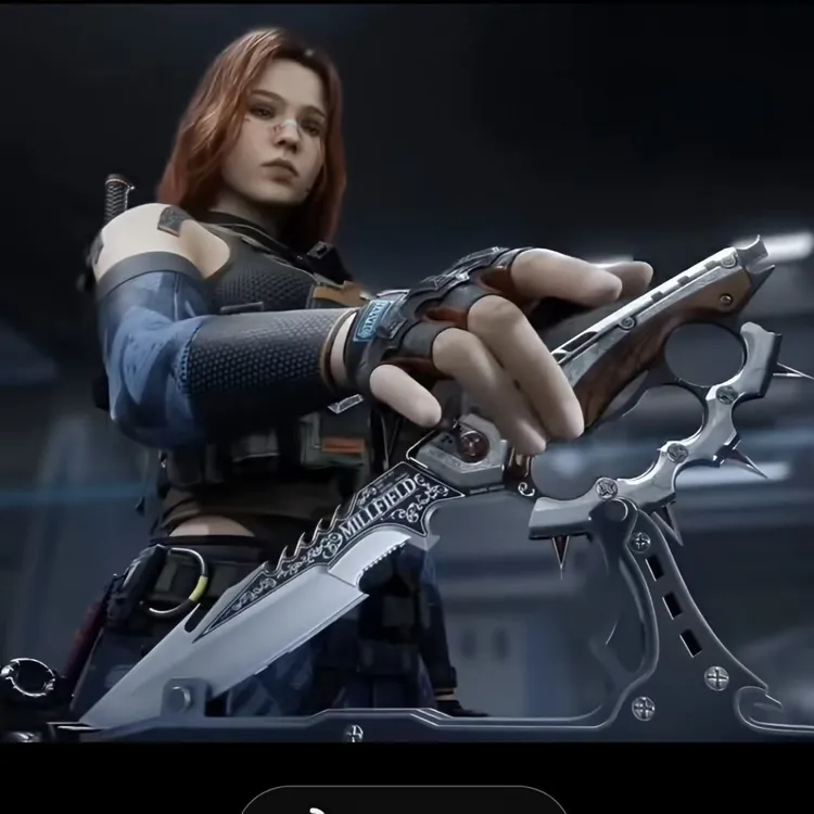 三角洲行动周边新红皮阿萨拉信条金属武器模型合金手办玩具未开刃