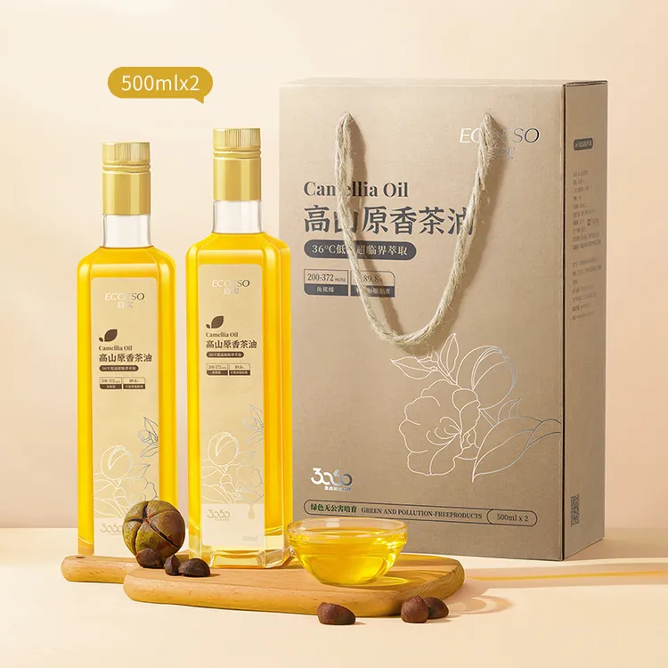 宜实非精炼高山茶油，超高角鲨烯，低温超临界精萃