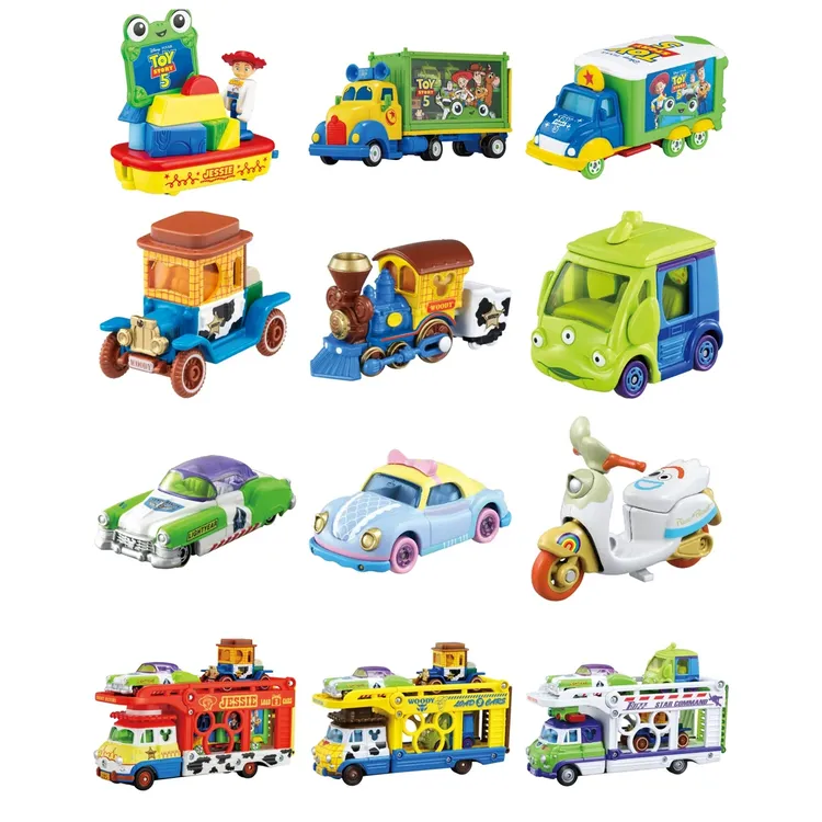 TOMY/多美卡玩具总动员系列电影联名合金小汽车玩具巴斯光年胡迪