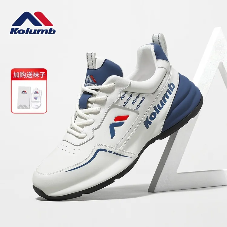kolumb/哥仑步男鞋2025秋冬新款百搭时尚休闲鞋真皮耐磨防滑男鞋