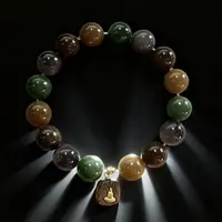 GY332  和田玉手串 多样性发其一