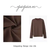 【媛宝】“纵享丝滑”超高级挂霜感 砂洗莫代尔宽松大版长袖-FS3391