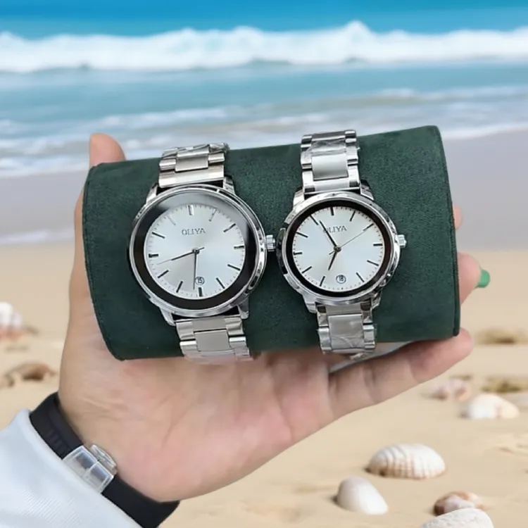 时尚简约OLIYA 防水男童钢带男士手表彰显高级感