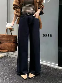 秋款时尚宽松直筒裤2490
