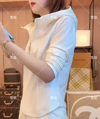雪姐服饰「触感绒帽衫」新款双面绒连帽长袖设计打底显瘦T恤