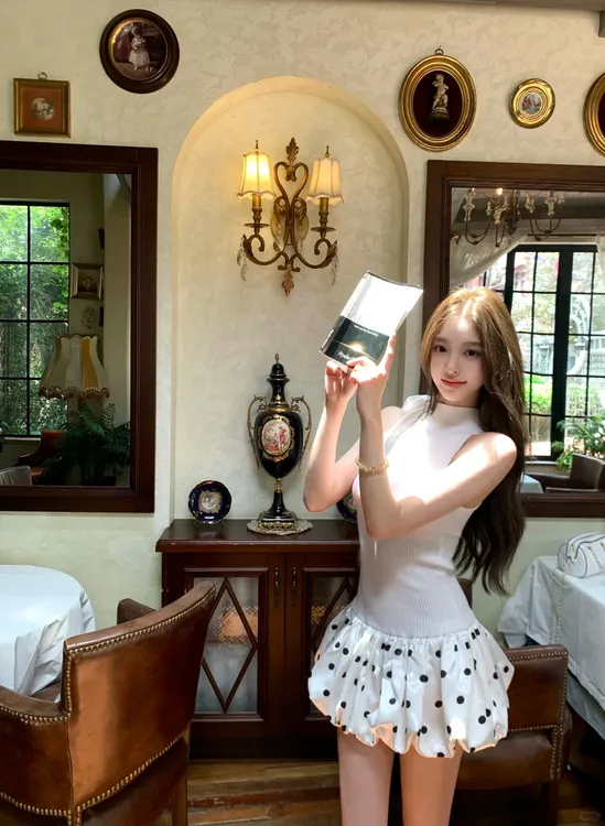 气质纯色无袖背心连衣裙女夏季修身辣妹花苞短裙露背收腰a字裙子