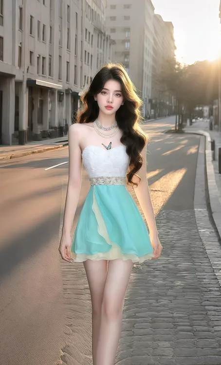 性感辣妹抹胸短裙时尚显瘦气质温柔夏季新款氛围感千金纯欲显瘦