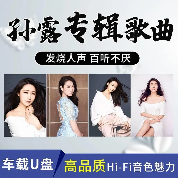无损汽车载u盘wav高品音质HIFI试音孙露发烧女声优盘车用柔甜歌曲