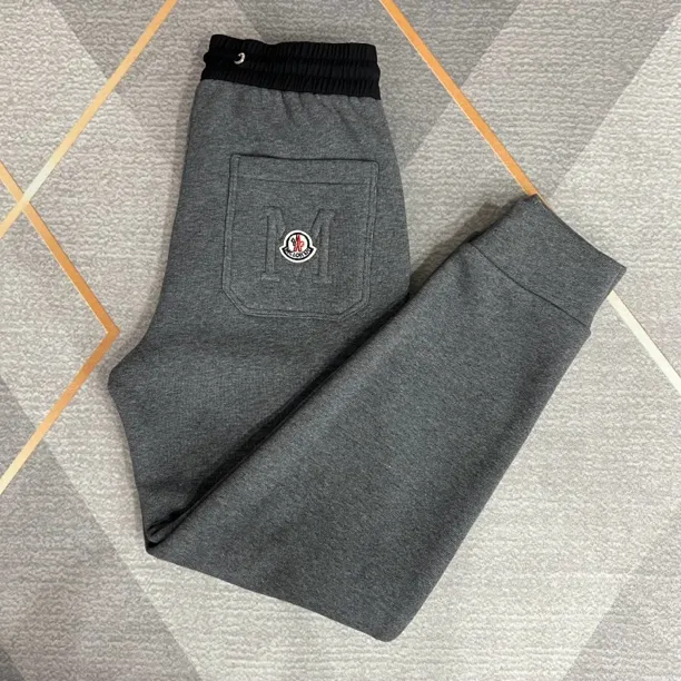 冬季新款运动棉加厚加绒百搭舒适宽松纯色时尚男士卫裤【7843】