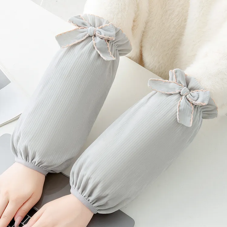 宽松长款袖套女款上班耐脏工作耐磨羽绒服专用套袖头秋冬学生护袖