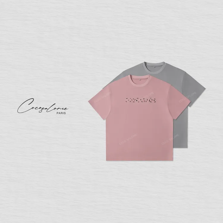 韩彬彬"软糖t"重磅280g糖果色显白显瘦高级慵懒潮牌T恤2272-2