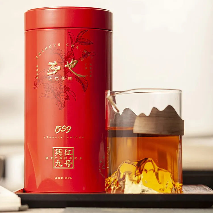 正也茶味英德红茶英红九号经典罐装