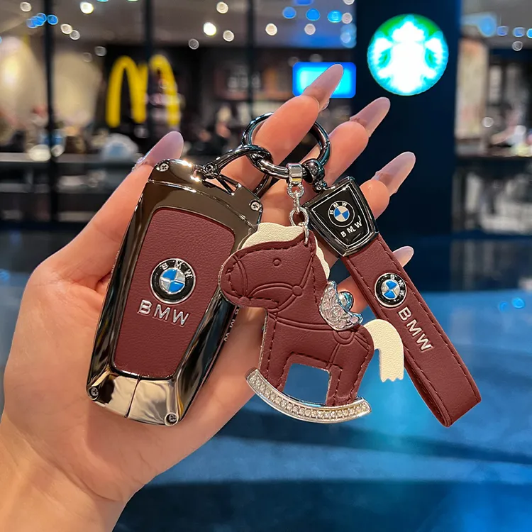 适用于宝马钥匙套3系320gt老款5系li525x1x3x5/7系男女士包壳