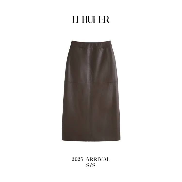 LiHuiEr李慧儿【咏叹】设计感轻奢感松柏绿半裙LL025932