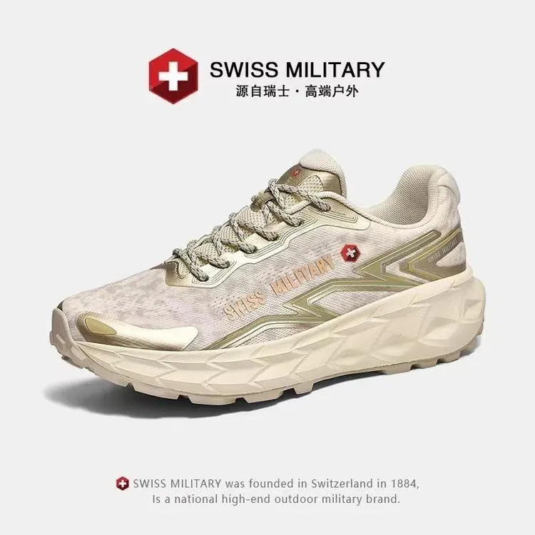 SWISS MILITARY瑞士军工情侣厚底运动户外老爹鞋男女同款
