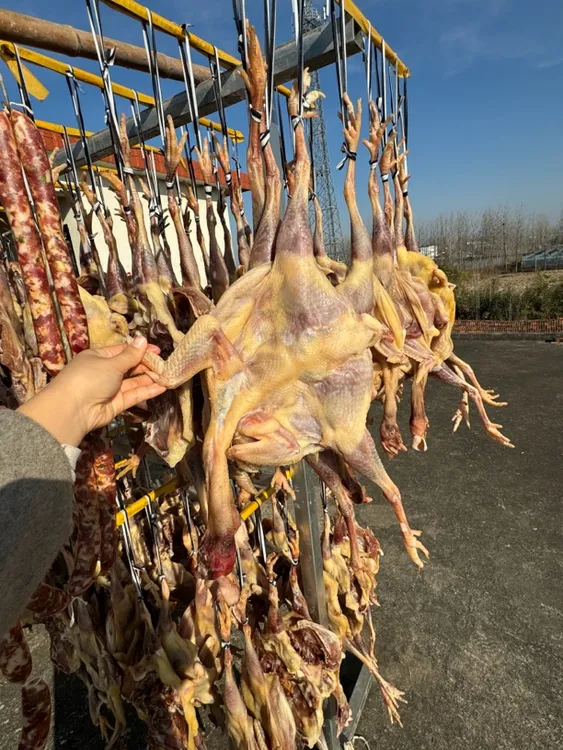月月家纯手工现杀现腌腊鸡顺丰快递