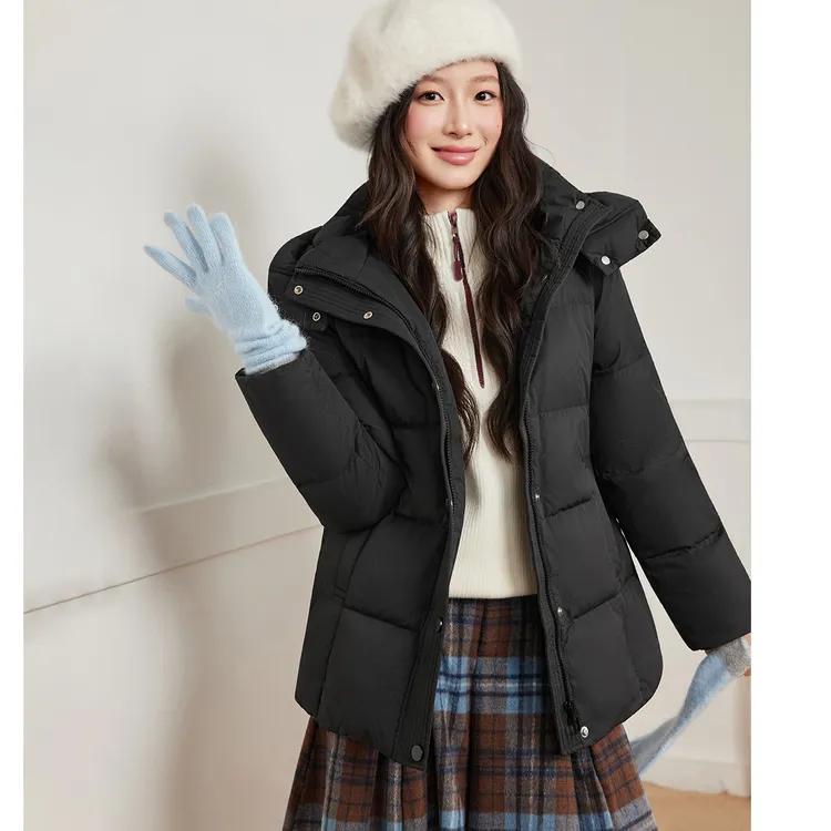 IEF/爱依服【小个子】2025冬季新款韩版通勤气质羽绒保暖中外套