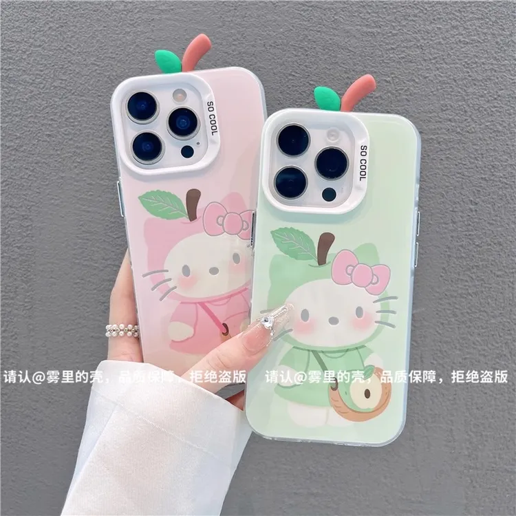 苹果卫衣凯蒂适用苹果16手机壳新款华为小众vivo高级小米oppo少女
