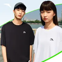 【小登专属】M60安踏经典演绎LOGO短袖t恤夏款简约宽松透气上衣