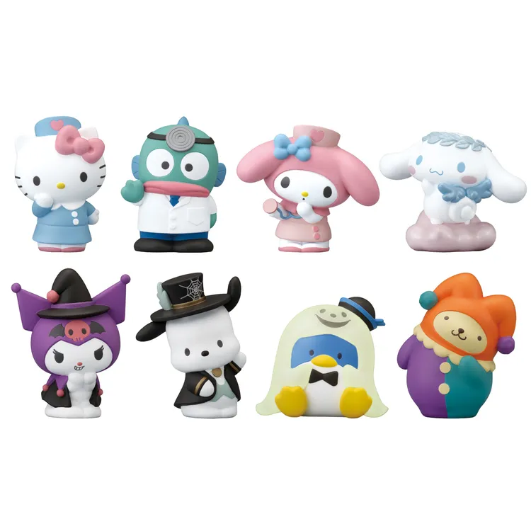 BANDAI NAMCO漫盒三丽鸥家族朋友系列4盲盒凯蒂猫丑鱼美乐蒂摆件