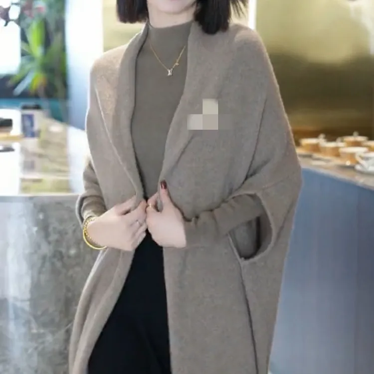 废土风半高领弹力百搭叠穿披肩气质女装宽松