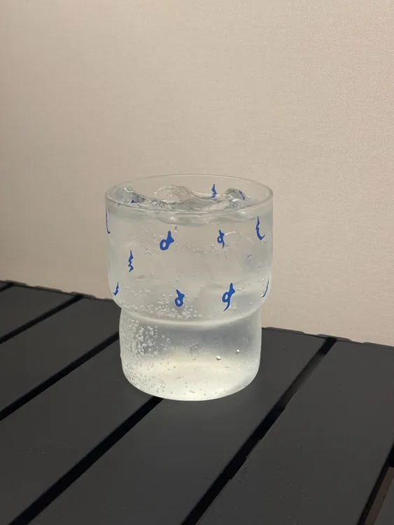 高硼硅网红蒙古元素玻璃杯简约喝水杯饮料杯透明耐热家用320ml