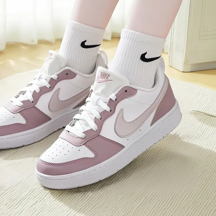 耐克女鞋2025秋季新款Court耐磨低帮透气运动休闲学生板鞋 DV5456