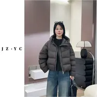 【洁子推荐】2025冬季新款258362连帽时尚休闲面包羽绒服JZYC258362