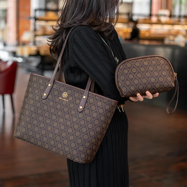 香港米酷奇大包包女2025新款品牌女包来财大容量托特包时尚单肩包