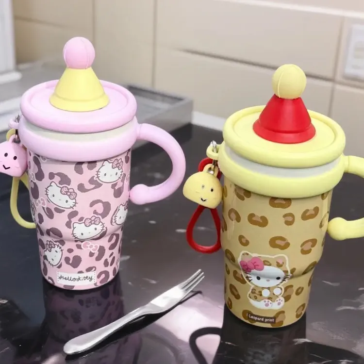 新款可爱保温杯女生高颜值2025新款水杯大容量办公室咖啡杯子jf