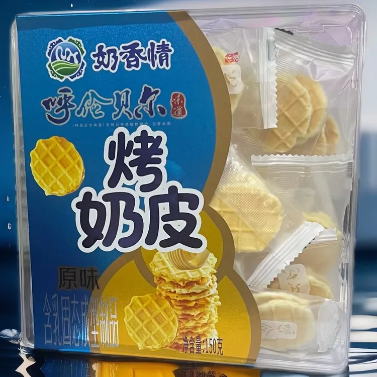 【呼伦贝尔】内蒙古特产烤奶皮鲜奶脆片奶皮子酥脆鲜烤孕妇营养零食