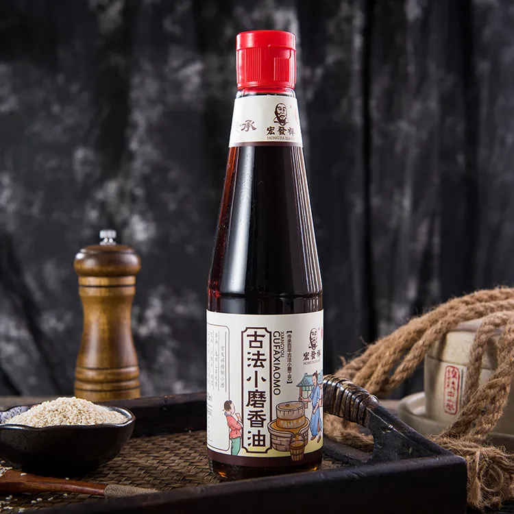 宏发祥小磨香油纯正芝麻油凉拌火锅烹饪家用食用油